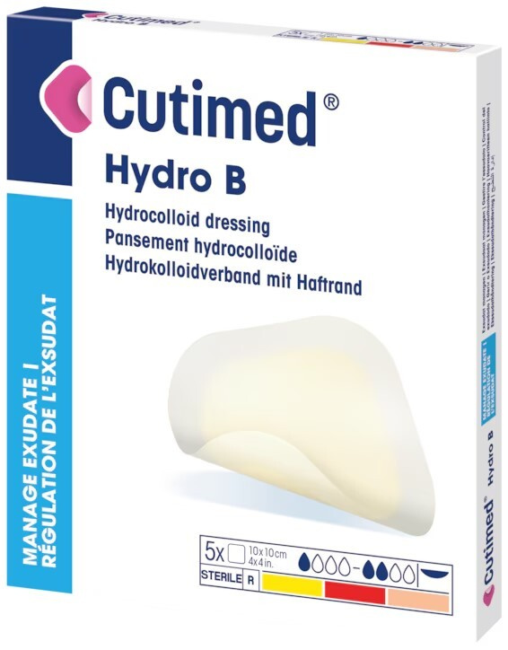 Cutimed Hydro B 10x10cm hydrokoloidní krytí 5ks