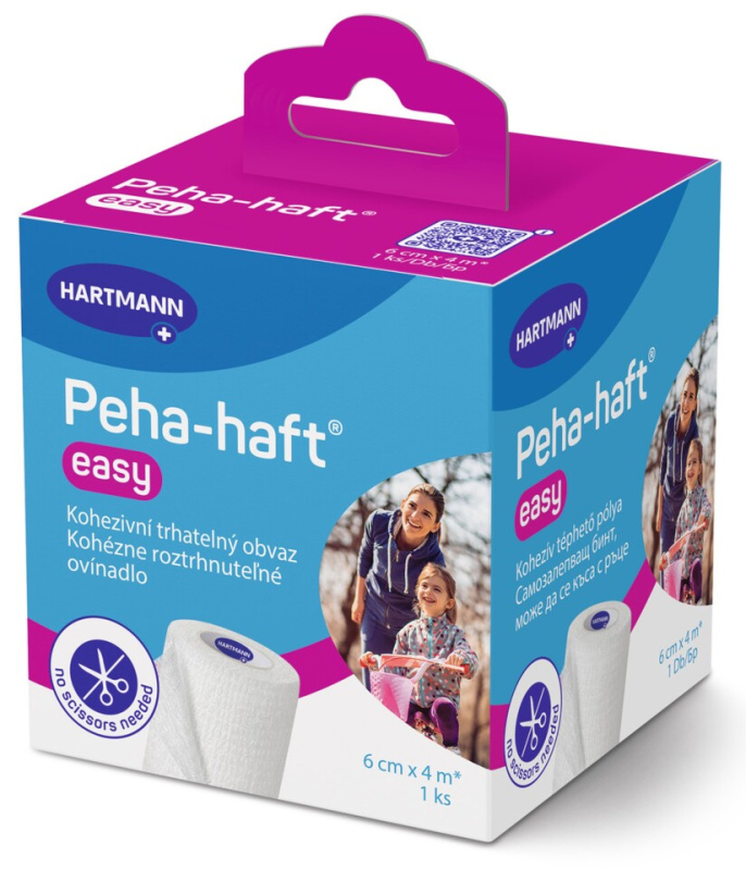 Peha Haft easy kohezivní trhatelné obinadlo 6 cm x 4 m 1 ks