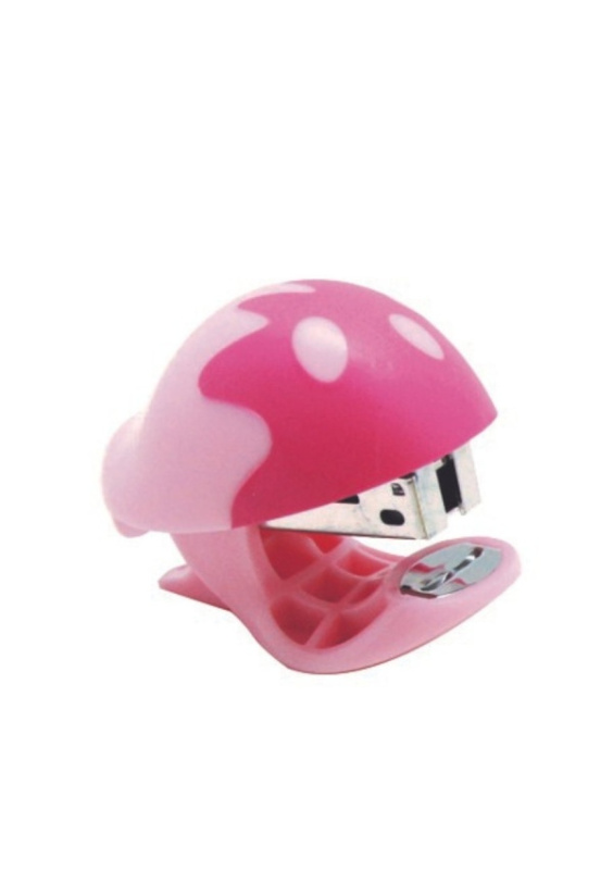 Sešívačka KEYROAD MINI, růžová, blistr KEYROAD