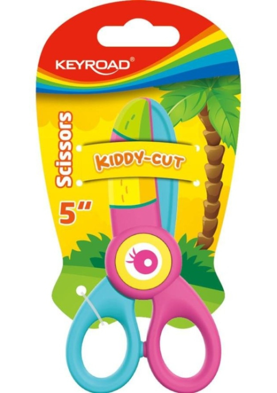 Keyroad Dětské nůžky Flamingo 12,5 cm VOLF kancelářské potřeby spol. s r.o.