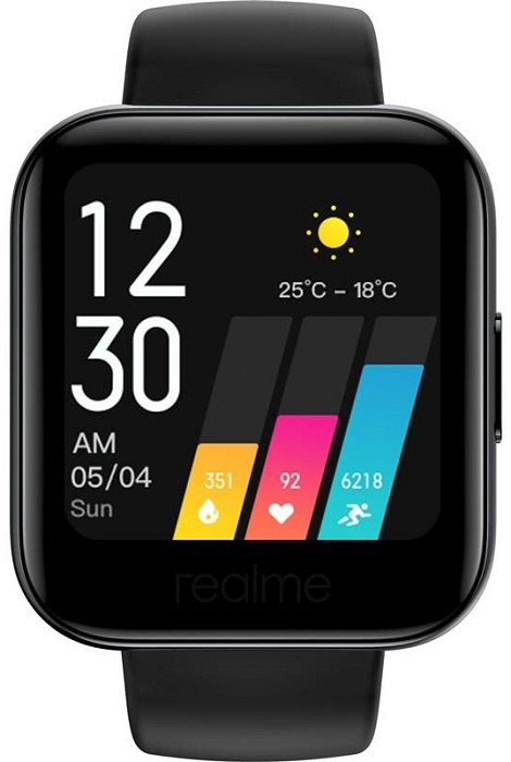 Chytré hodinky realme Watch / 1,4" / Bluetooth / IP68 / černá Varianta: ivi1