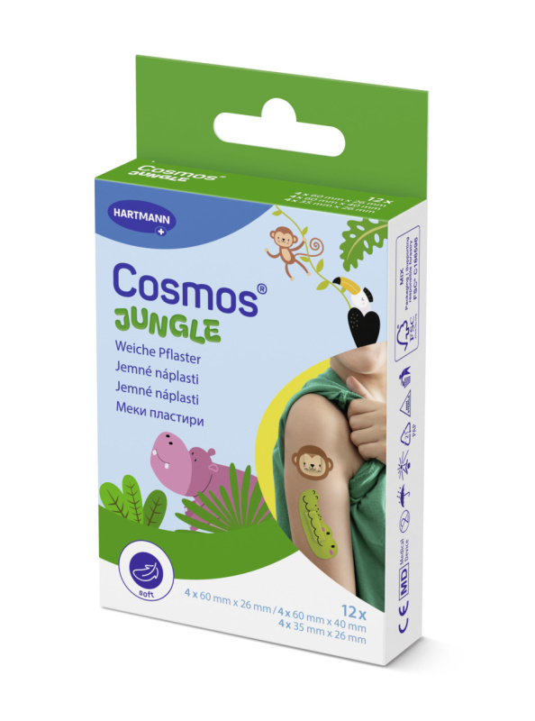 Cosmos náplast dětská jungle (12/ks/kra)