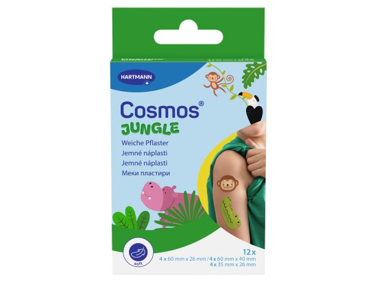 Cosmos náplast dětská jungle (12/ks/kra)