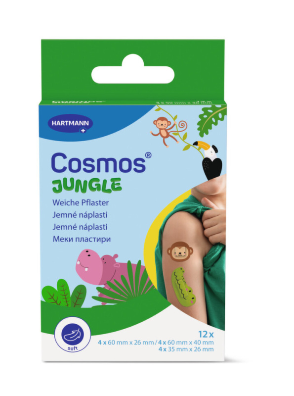 Cosmos náplast dětská jungle (12/ks/kra)