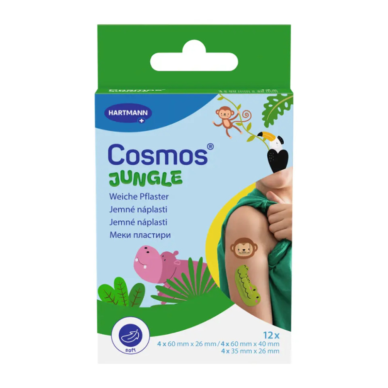 Cosmos náplast dětská jungle (12/ks/kra)