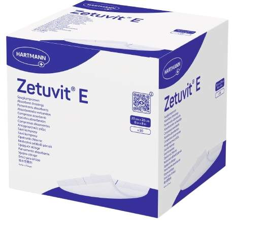 Zetuvit E savé kompresy 20 x 20 cm nesterilní 50 ks