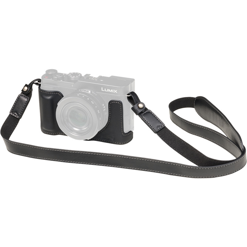 SMALLRIG 6274 Leather Half Case Kit for Panasonic LUMIX L10 Black