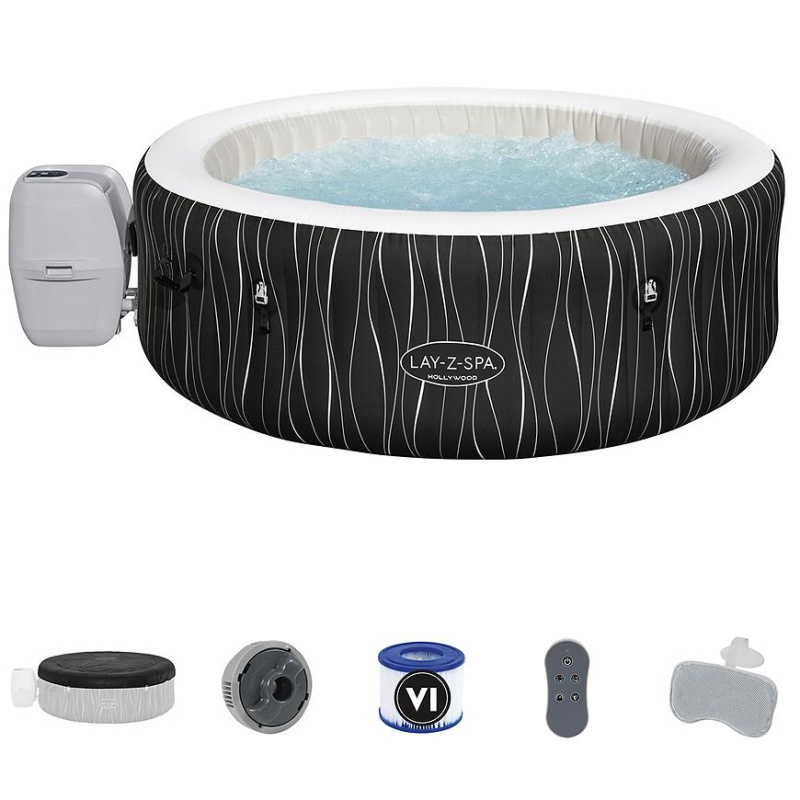 BESTWAY 60059 - Vířivka Lay-Z-Spa® LED Hollywood AirJet™