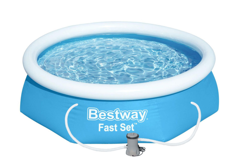 Nafukovací bazén Bestway Fast Set, kartušová filtrace 244x61cm