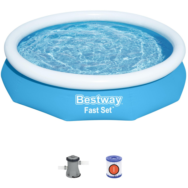 Nafukovací bazén Fast Set, kartušová filtrace, 3,05m x 66cm