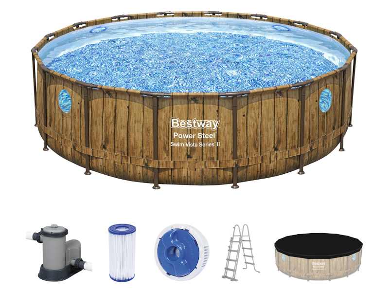 Bestway Power Steel Bazénový Set - 488 x 122 cm