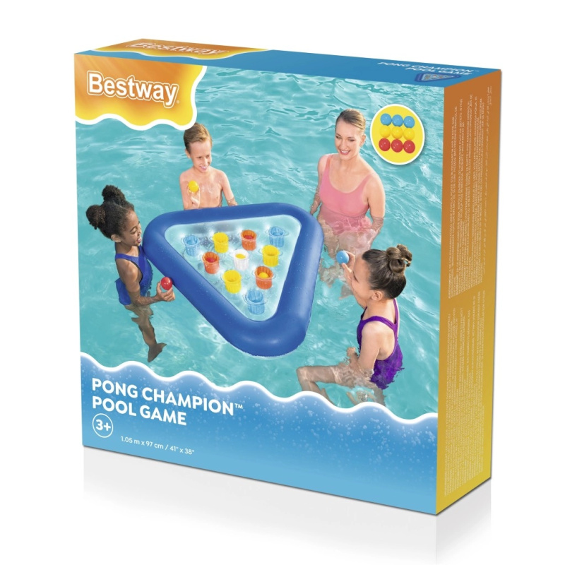 BESTWAY Letní hračky BESTWAY 52560 PONG CHAMPION POOL GAME 52560 Mix