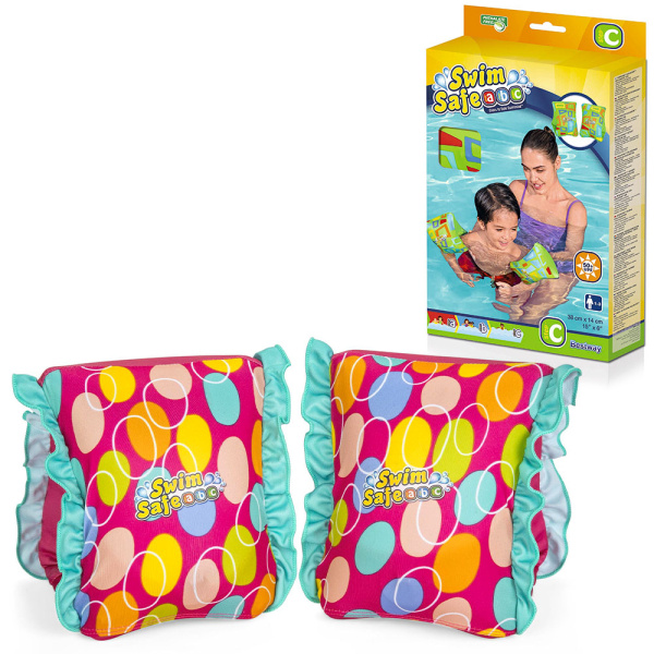 Plavkové rukávy S/M Bestway 32182 – Růžové