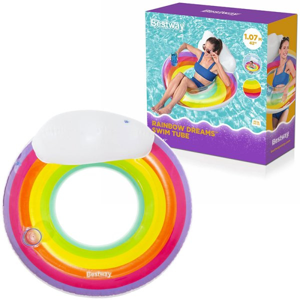 Bestway Kruh Rainbow Dreams 107 cm