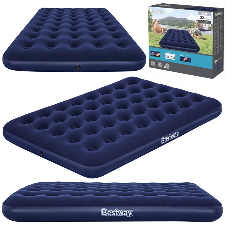 Semišová nafukovací matrace Bestway 191x137x22cm