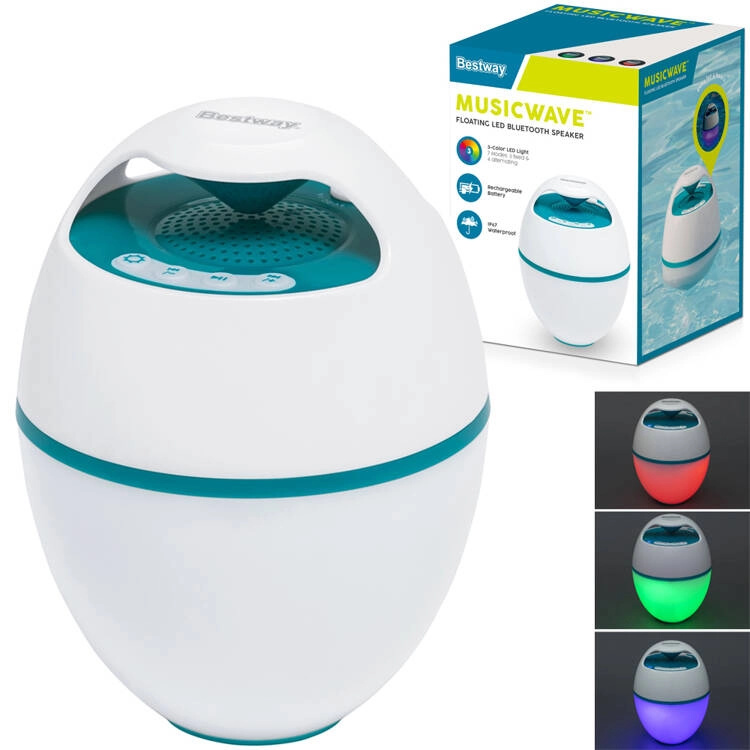 BESTWAY 58700 Flowclear Music Wave LED Bluetooth reproduktor