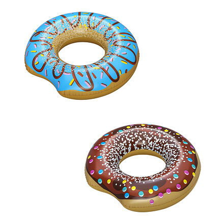 Bestway velké nafukovací kolo Hnědý donut 107cm – Modré