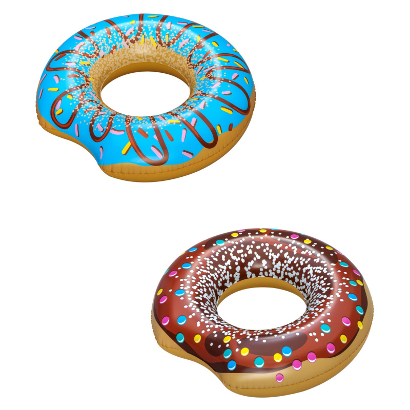 Bestway velké nafukovací kolo Hnědý donut 107cm – Modré