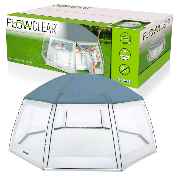 Bestway 58612 Zastřešení bazénu POOL DOME 6 x 6 x 2,95 m
