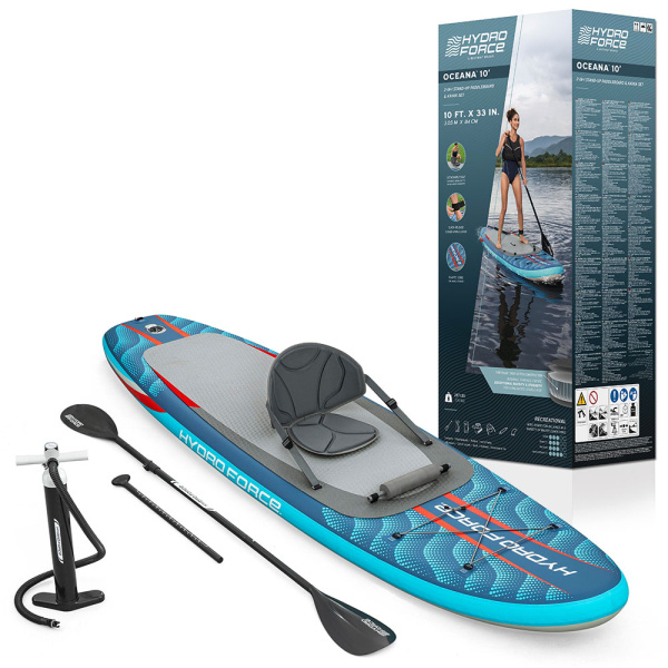 Hydro Force oceana set 2v1 - nafukovací paddleboard s opěrátkem