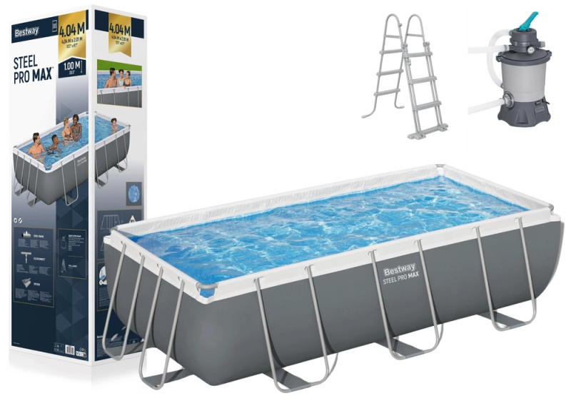 Bazén se stojanem 404 x 201 x 100 cm Bestway
