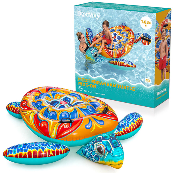 Bestway nafukovací matrace s úchyty Želva Majolika