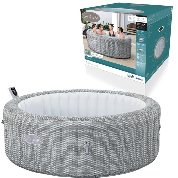 Nafukovací vířivka LAY‑Z‑SPA Bali Grey pro 4–6 osob