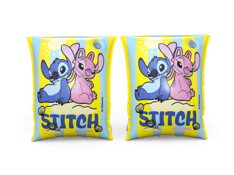 Nafukovací plovací rukávky DISNEY STITCH 23 × 15 cm pro děti 3–6 let