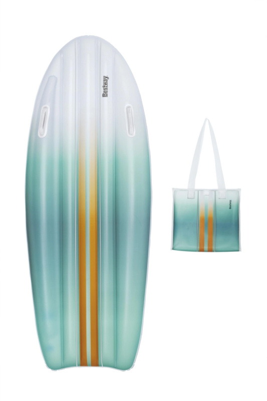 Bestway nafukovací plážové lehátko s úchyty TAHITI 183 × 71 cm + plážová taška