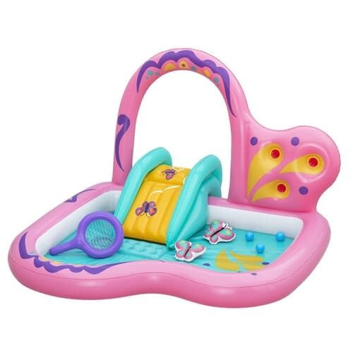BESTWAY 53175 - Nafukovací vodní hrací centrum Motýl 180 x 180 x 117 cm