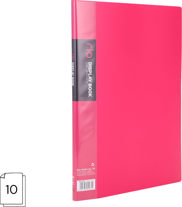 Katalogová kniha 10l RIO DELI E38144-PK-EG růžová Deli Egypt Manufacturing Co., Ltd