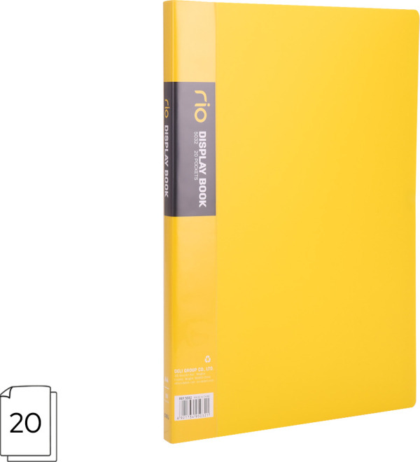 Katalogová kniha 20l RIO DELI E38145-MY-EG žlutá Deli Egypt Manufacturing Co., Ltd