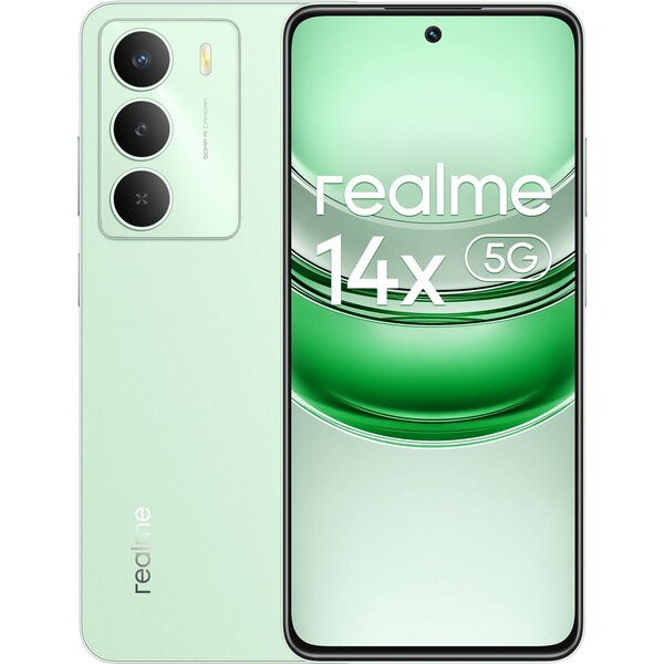 realme 14x 5G 6 / 128 Green Zelená