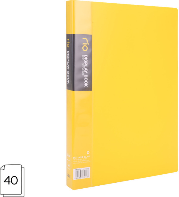 Katalogová kniha 40l RIO DELI E38147-MY-EG žlutá Deli Egypt Manufacturing Co., Ltd