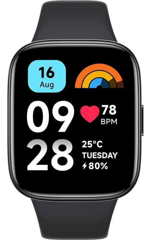 Chytré hodinky Xiaomi Redmi Watch 3 Active / 1,83" (4,6 cm) barevný displej / 240 x 280 px / Bluetooth 5.3 / černá Varianta: ivi1