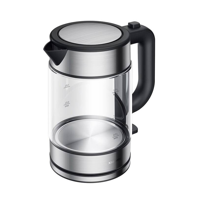 Rychlovarná konvice Xiaomi Electric Glass Kettle EU / 2200 W / 1,7 l / sklo / černá/nerez Varianta: ivi1