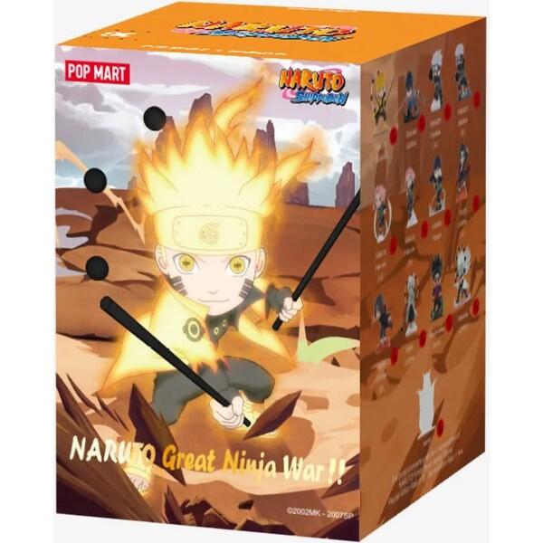 Blind Box figurka Pop Mart Naruto Ninkai Taisen Series Vícebarevná
