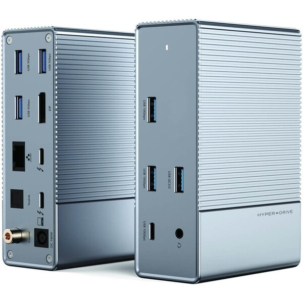 Hyper HyperDrive Universal GEN2 ThunderBolt 3 dokovací stanice Šedá