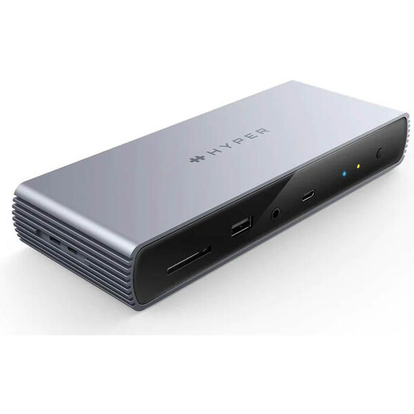 Hyper® Thunderbolt 4 dokovací stanice Stříbrná