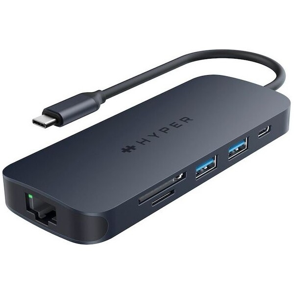 Hyper® EcoSmart™ Gen.2 USB-C 8v1 Hub 140W PD 3.1 dokovací stanice