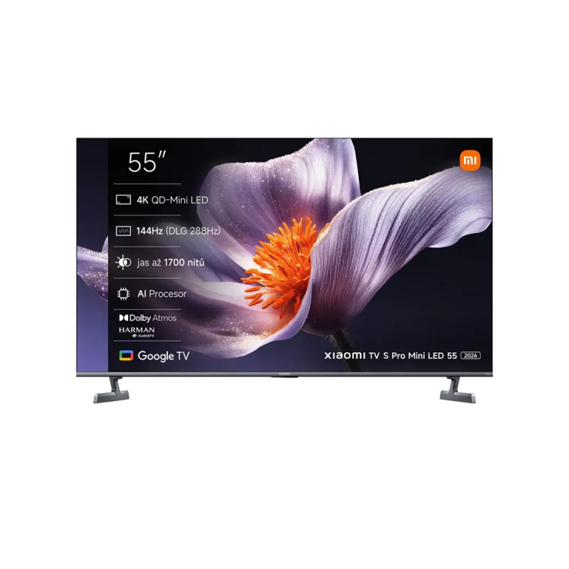 Xiaomi TV S Pro mini LED 55" Šedá