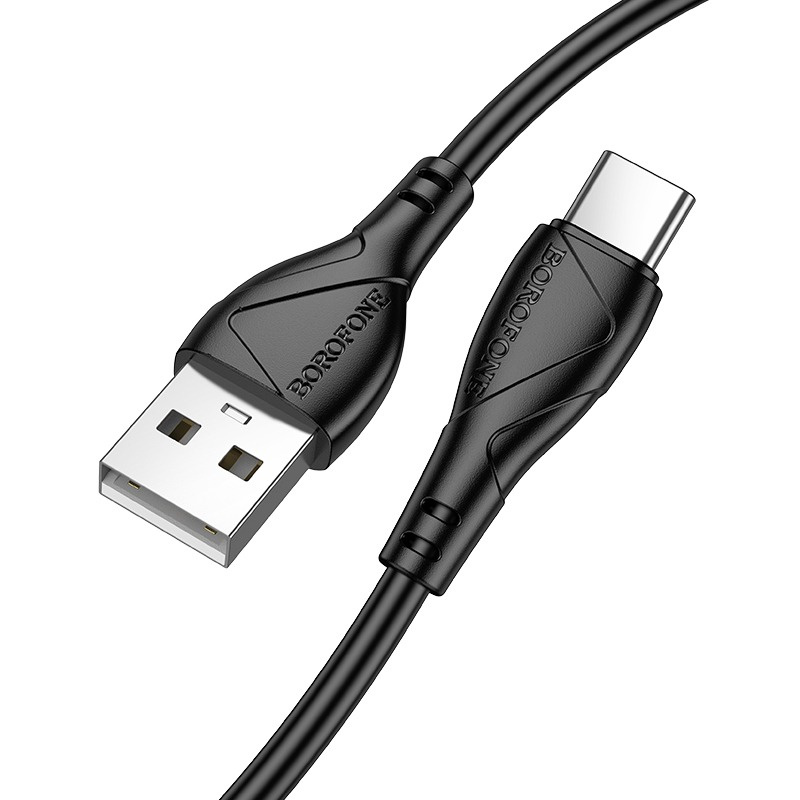 Borofone BX121 USB-A kabel s konektorem USB-C Černá