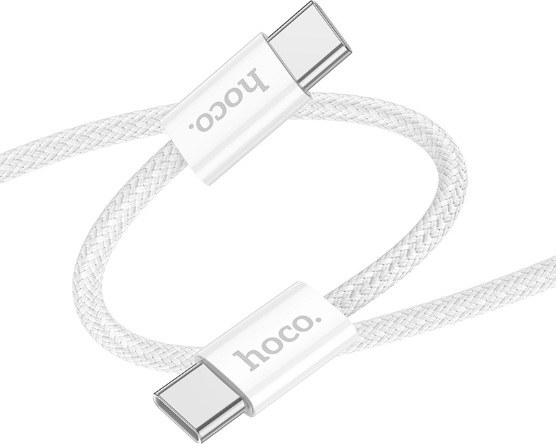 Hoco Kabel USB-C to USB-C - Hoco, X104 Source 60W/3A 200cm White