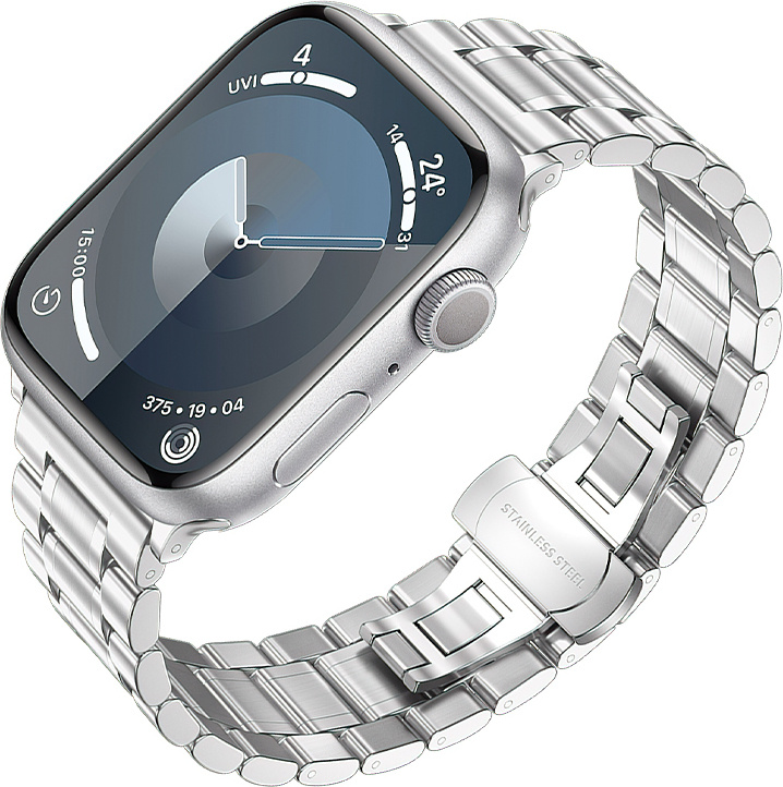 Hoco Řemínek na Apple Watch 38mm / 40mm / 41mm / 42mm - Hoco, WA32 Grand Silver