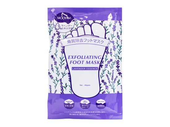 Mooyam exfoliační maska na nohy Lavender