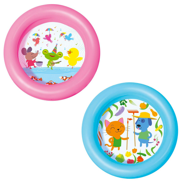 Nafukovací bazének s motivem (růžový/modrý), 61x15cm