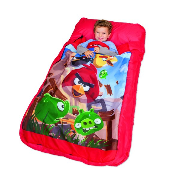 BESTWAY 96114 - Angry Birds - Postel nafukovací se spacím pytlem 132x76x20 cm