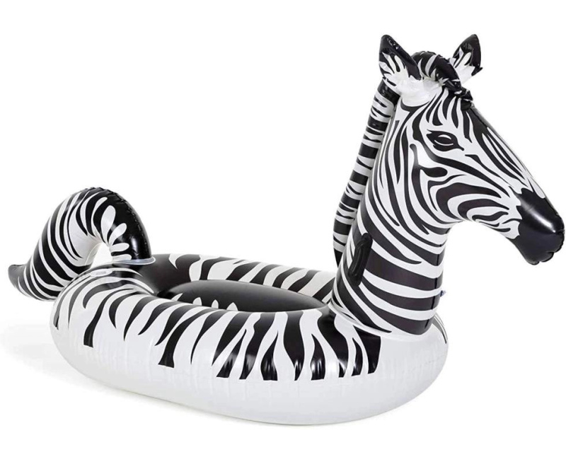 Nafukovací matrace zebra s LED osvětlením