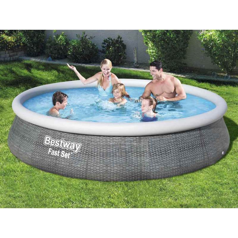 Bestway Fast Set Nafukovací Bazénový Set S Čerpadlem 396 X 84 Cm