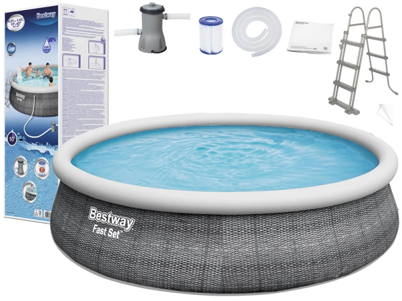 Bestway Fast Set Rattan 4,57 x 1,07 m 57372